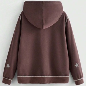 Sudaderas con capucha de diamantes de imitación Unisex de estilo único de alta calidad, ligeras, ecológicas, transpirables, 100% de algodón, mangas completas, último diseño - Product Image 6