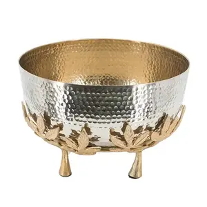 2026 Stainless Steel Wine Cooler for <b>Bar</b> <b>Table</b> Decoration Silver Color Large Bowl Reindeer Head Bottle Chiller Champagne Bowl - Product Image 6