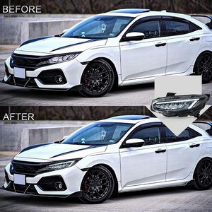 ไฟหน้า vland ไฟหน้า LED แบบต่อเนื่องสำหรับ Honda <span class=keywords><strong>Civic</strong></span> 2016-<span class=keywords><strong>2021</strong></span> FC FK ซีดานแฮทช์แบคคูเป้อะไหล่รถ - Product Image 5