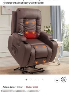 Nous fournissons la meilleure fauteuil inclinable manuelle contemporaine en similicuir avec porte-gobelet et rangement latéral - Product Image 3