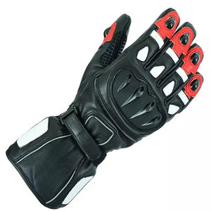 Gants de moto imperméables de course à doigts complets en cuir de vachette de qualité supérieure pour unisexe avec ODM OEM - Product Image 4
