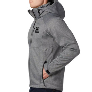 Servicio OEM, Chaqueta Softshell de Invierno para Hombre, Color Sólido, Logotipo Frontal, Estilo Urbano Deportivo, Tela de Lona, Resistente al Viento y Transpirable - Product Image 2