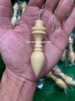 Pendules de radiesthésie en cristal de qualité supérieure, faits à la main, polis, sculptés ajourés, en forme de globe, pour la guérison et l'art de collection, 10 grammes MUNTAHA