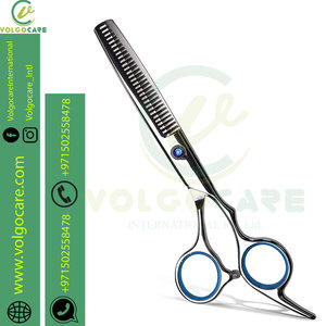 Professional <b>Barber</b> Japanese Stainless Steel 6.5 Inch Texturizing Teeth Shears Cutting Scissors with Sharp and Blunt Blade Tip - Product Image 2