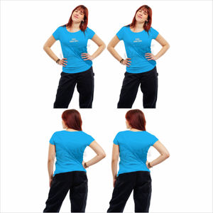 Camiseta Lisa para Mujer, Diseño Clásico y Simple, Top Cómodo, Tela Premium para Mujer, Suave y Ligera, Camiseta para Uso Diario - Product Image 6