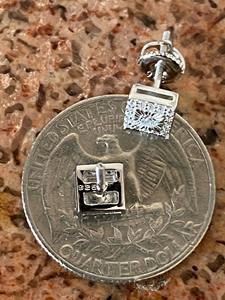 Luxury Round Cut VVS Moissanite Diamond Stud <b>Earrings</b> With Gold Plated 925 Silver <b>Fine</b> Minimalist Fashion Jewelry At Low Price - Product Image 6