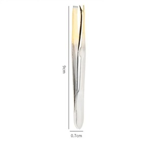 แหนบถอนขน แหนบแต่งหน้า แหนบถอนขนคิ้ว แหนบถอนขนละเอียด แหนบสแตนเลส คลิปหนีบคิ้ว - Product Image 5