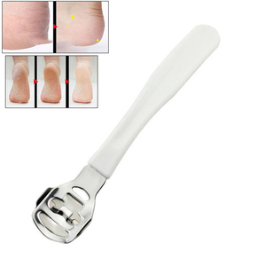 ที่ตัดข้าวโพดด้ามจับพลาสติกสีขาวเครื่องกำจัดแคลลัสหนังที่ตายแล้วเครื่องกำจัดแคลลัสหัวสแตนเลส - Product Image 6