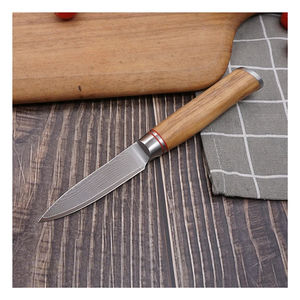 Cuchillo Santoku Japonés de 7 Pulgadas, 67 Capas de Acero de Damasco, Mango de Madera Ecológico, Cuchillo de Cocina Profesional Afilado - Product Image 4