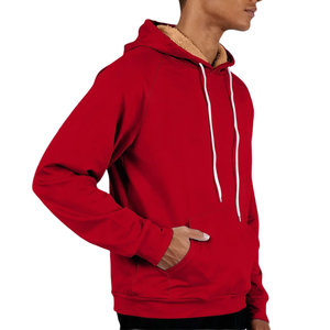 Sweats à capuche pour hommes en coton mélangé en gros avec logo personnalisé, style streetwear, vêtements décontractés dans de nouveaux designs, teinture unie pour l'hiver - Product Image 4