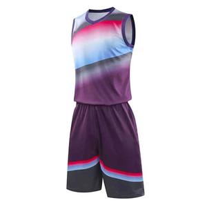 Uniformes de Baloncesto de Calidad Superior con el Último Diseño, Transpirables, 100% Poliéster, Antibacterianos, de Secado Rápido, Conjuntos Personalizables - Product Image 1