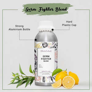 Mélange d'huiles essentielles thérapeutiques Germ Fighter de qualité cosmétique, 100% pur, pressé à froid, ingrédients encens, linalol, ylang-ylang - Product Image 6