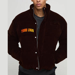 Chaqueta de Invierno Acolchada de Alta Calidad, Informal, Personalizada, con Logotipo Bordado, de Lona, Impermeable y Transpirable, Venta al Por Mayor OEM - Product Image 1