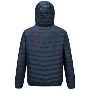 Fabricant OEM Vestes légères à capuche pour hommes Manteau chaud et résistant à l'eau avec conception personnalisée, sérigraphie - Product Image 4