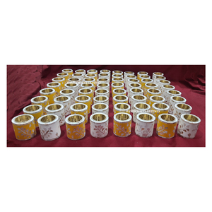 Meilleure vente Nouveau produit fait à la main Incrustation de nacre Brûleurs ronds Bakhoor de couleur blanche et jaune pour cadeaux de mariage - Product Image 1