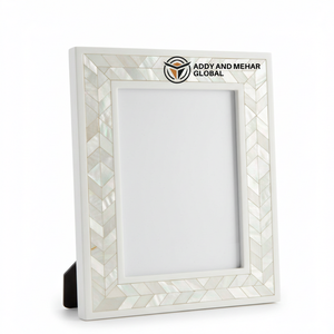 Premium Handmade Eco-Friendly <b>Mother</b> <b>of</b> <b>Pearl</b> Table Top <b>Photo</b> <b>Frame</b> with Shell Inlay for Bedroom Office & Gift Sets - Product Image 6