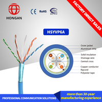 Cables de Red LAN Hongan UTP STP SFTP CAT6A, Cable de Telecomunicaciones Ethernet de Cobre HSYVP6A