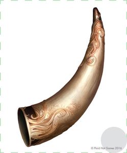 Cuerno vikingo festivo para beber hecho a mano para hidromiel y cerveza perfecto para fiestas navideñas y alegrías navideñas - Product Image 3