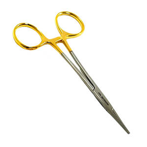 Juego de Hemostáticos Manuales de Acero Inoxidable Alemán de Primera Calidad, 2 Unidades, Rectos y Curvos, 5 Pulgadas, Pinzas Arteriales, Ortodoncia Dental, CE - Product Image 5