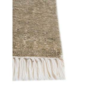 Alfombra de Lana Anudada a Mano Entropy Green AKWS-1478, Alfombra Rectangular de Color Sólido para Sala de Estar, 10 mm de Grosor, Material de Viscosa para el Hogar - Product Image 4