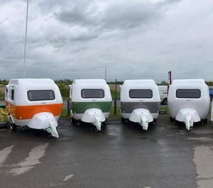 Nuevo Modelo de Mini Caravana Tipo Lágrima, Ligera, Impermeable y Moderna, Ideal para Campamentos Familiares - Product Image 4