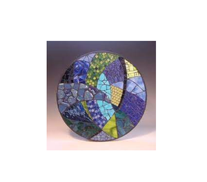 Natural Mosaic <b>coaster</b> and Handcrafted Beverages <b>Wine</b> Round Blue Color Tiles <b>Coasters</b> with Handmade Use - Product Image 1