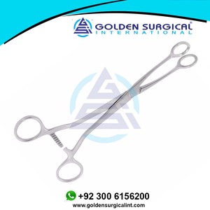 Pinces à éponges Kelly, instruments gynécologiques pour saisir les tissus et les polypes utérins, 320 mm - Product Image 6