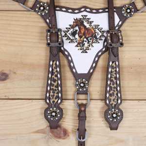 Western Horse Riding Saddle Tack Equestrian Set With Breastplate Headstall Harness Leather Saddle Manufacturer - Product Image 5
