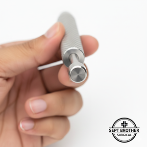 Poignée de perforateur osseux en acier inoxydable pour chirurgie orthopédique, réutilisable - Product Image 2