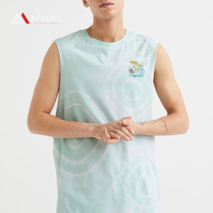 OEM Hommes à capuche col en V Fitness gilet de haute qualité coton/polyester respirant course Logo personnalisé en gros Gym Active Wear - Product Image 1