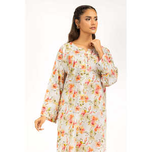 Ensemble Coordonné Décontracté IUSTTS-1111 pour Femmes – Collection Printemps/Été – Imprimé en Chiffon – Sans Col – 2 Pièces – Longueur Courte - Product Image 5