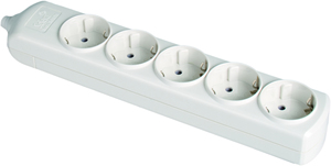 Multipresa bianca 3680W 5 prese senza fili 250V 16A (Solera 8005) - Product Image 1