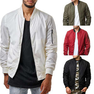 Venta caliente chaquetas de los hombres bombardero precio al por mayor servicio del OEM de alta exigencia nuevo estilo chaquetas de los hombres transpirable chaqueta de bombardero para los hombres - Product Image 6