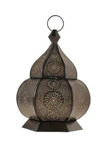 Elegante farol marroquí de metal con fascinantes perforaciones artísticas y artesanía tradicional para una decoración elegante - Product Image 5