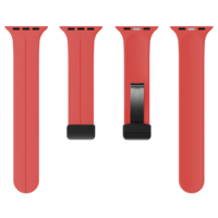Bracelet de montre intelligent en silicone élastique magnétique pour montre (série 1-8 & SE) - Doux, tendance et réglable