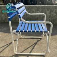Chaise de camping pliable en aluminium pour extérieur, légère, imperméable, avec sangles, vente en gros directe usine
