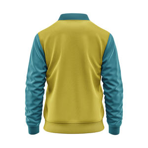 Conçu sur mesure pour hommes XS Baseball Varsity Satin Bomber High Street brodé col montant lâche fermeture éclair tarif payé vêtements d'hiver - Product Image 2