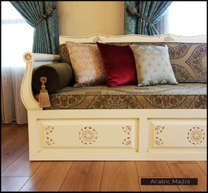 การออกแบบตกแต่งภายในแบบอาหรับมาจลิส ดีไซน์คลาสสิกสมัยใหม่ ชุดห้องนั่งเล่นหรูหรา ที่นั่งเข้ามุมสุดหรู ดีไซน์ประหยัดพื้นที่ - Product Image 3