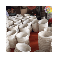 Bol à fruits en rotin à prix compétitif | Bol en bois tissé écologique pour accessoires de cuisine et décoration intérieure du Vietnam
