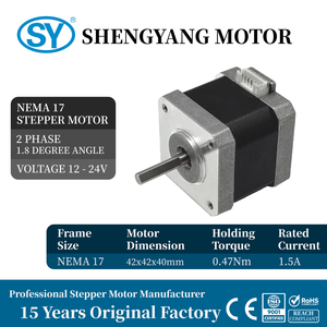 特价 40mm Nema 17 1.8度 42x42x40mm 1.5A 0.47Nm 12V 3D打印机双极步进电机 - Product Image 5