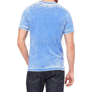 Camisetas de lavado ácido de calidad premium Slim Fit 100% algodón transpirable Loose Fit impreso camiseta al por mayor para hombres - Product Image 3
