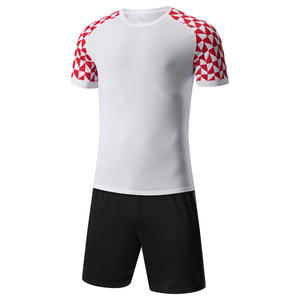 Short Sleeves Factory Made <b>Soccer</b> Uniforms Latest Sublimation Design <b>Soccer</b> Sports Wear Football Training Uniform Set - Product Image 5