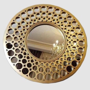 Espejo de Pared para Decoración del Hogar, Diseño Interior con Diseño de Hojas, Espejo Decorativo Clásico y Moderno con Múltiples Acabados - Product Image 1