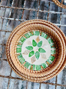 SAVICRAFT Bandeja de Ratán Más Vendida con Concha de Perla, Varios Diseños para Utensilios de Cocina, Cestas de Almacenamiento a Precio de Fábrica, Hecho en Vietnam - Product Image 6