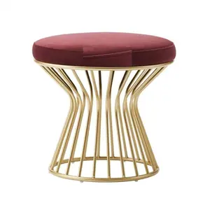 Modern Shaped Home Decorative Siting Stool Metal Chair Bar Ware Home Ware Hotel Home Stools Sofa Side Sitting Accessories