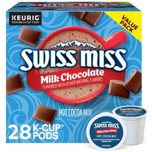 Swiss Miss Chocolate con Leche, Cápsulas de Cacao Caliente para Cafetera Keurig de una sola porción, Paquete de 28 - Product Image 6