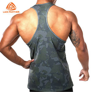 Camisetas sin mangas de algodón/fibra de bambú para hombre - Product Image 3