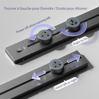 Adaptateurs muraux pour cuisine, rail mobile, prise électrique, prise EU/UK, système de prise de courant sur rail haute puissance 8000W