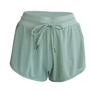 Cómodos pantalones cortos de verano de gran tamaño gimnasio yoga ropa deportiva pantalones cortos de Mujer Pantalones cortos de algodón al por mayor Premium - Product Image 6