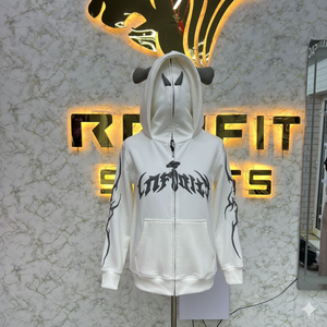 Qualité supérieure Coupe parfaite Sweat à capuche professionnel à fermeture éclair Imprimé en usine Sweats à capuche bon marché pour hommes - Product Image 1